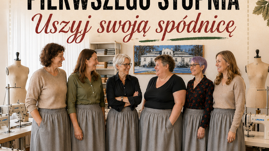 Kurs krawiecki pierwszego stopnia. Uszyj swoją spódnicę.