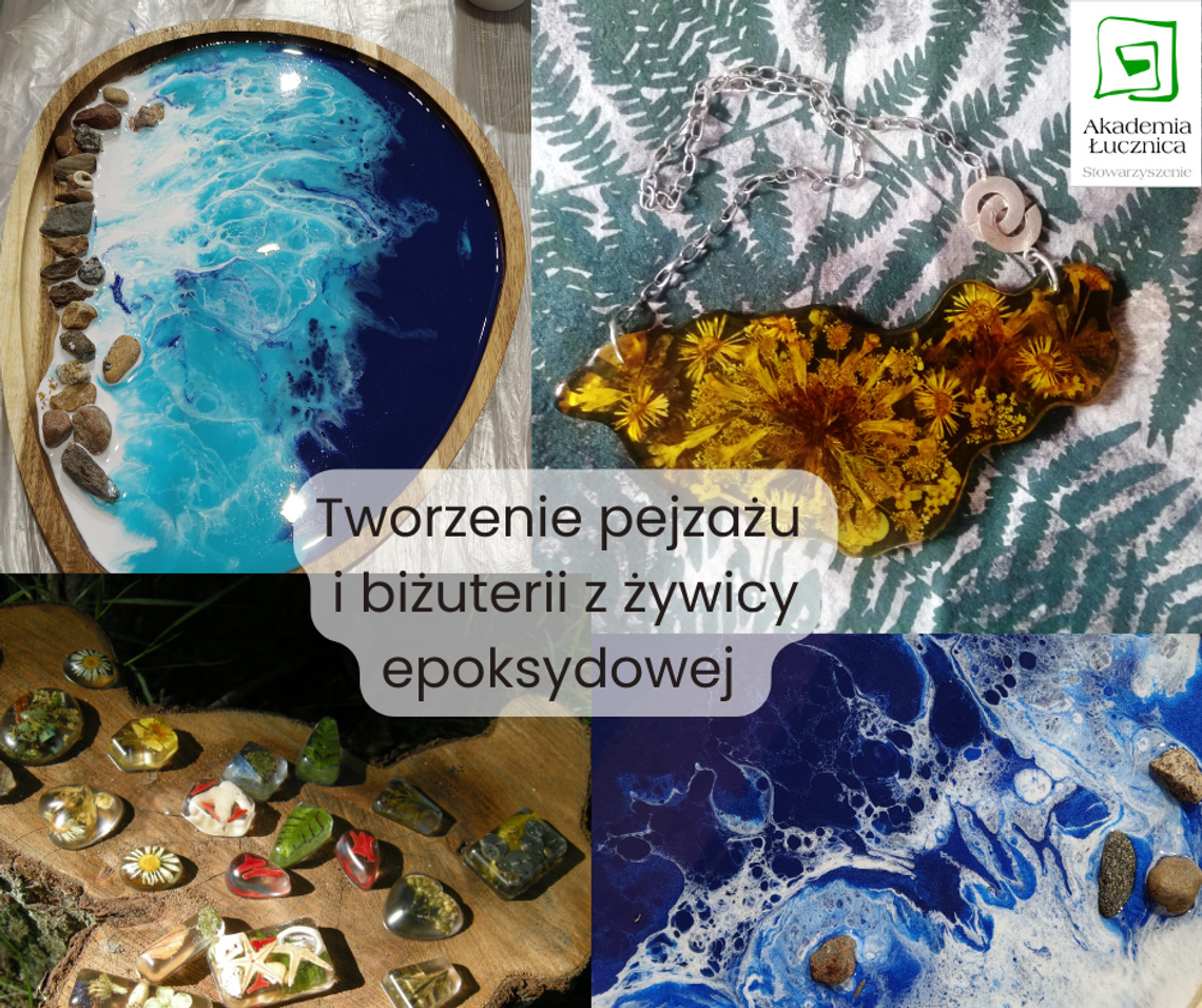 Warsztaty tworzenia pejzażu i biżuterii z żywicy epoksydowej- 7-8.03.2026 r Warsztaty tworzenia pejzażu i biżuterii z żywicy epoksydowej- 7-8.03.2026 r